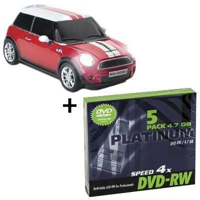 Kit Click Car Raton Inal Mini Cooper Red Pack Dvd